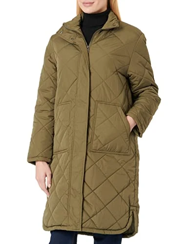 Women's SLFNADINA Coat B NOOS Coat, Ivy Green, 40, Green (ivy green)