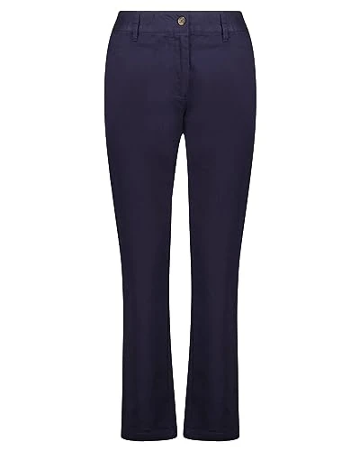 Women's Slim Chinos Dress Pants, Evening Blue, 34
