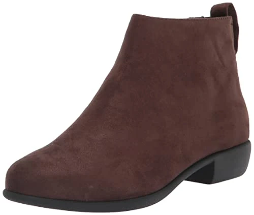 Women's Sloan Ankle Boot, Brown Faux Suede, 9 UK