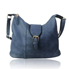 Womens Slouch Hobo Shoulder Bag (Navy Blue) Womens Slouch Hobo Shoulder Bag (Navy Blue)