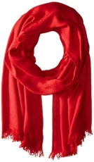 Women's Soft Everyday Solid Pashmina Chambray Scarf Shawl, Rouge Red, One Size Women's Soft Everyday Solid Pashmina Chambray Scarf Shawl, Rouge Red, One Size