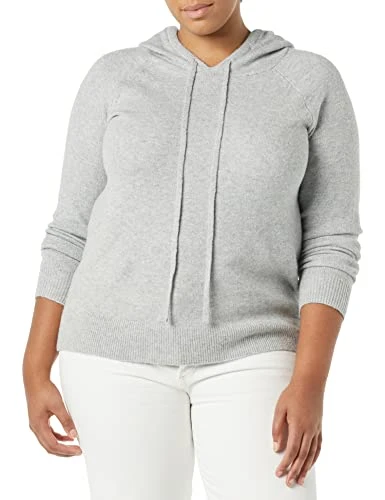 Women's Soft Touch Hooded Pullover Jumper, Grey Heather, M