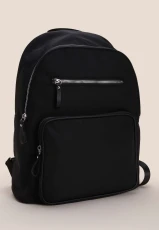 Womens Solid Black Rucksack Womens Solid Black Rucksack