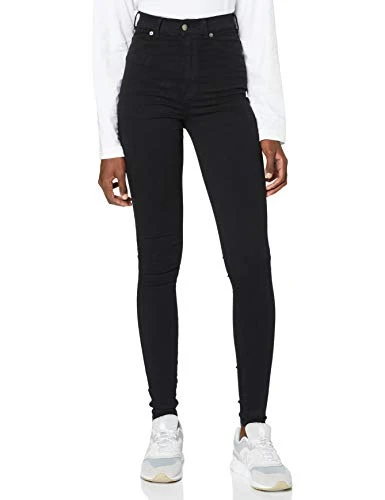 Women's Solitaire Jeans, Black, S UK