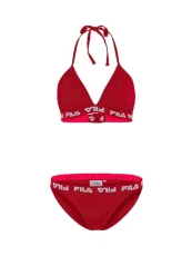 Women's Split Triangle Bikini, True red, M Women's Split Triangle Bikini, True red, M