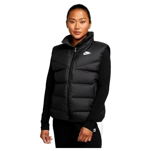 Women's Sportswear Therma-FIT Windrunner Down Vest Black DQ6896-010 Size M