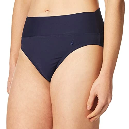 Women's Standard Core Tummy Control Swimsuit Bottom Bikini, Deep Sea, Small