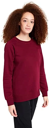 Women's Standard Moonridge Crewneck Fleece, Mulled Berry, X-Small