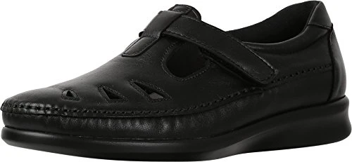 Womens Step Out Leather Closed Toe Mary Jane Flats, Black, Size 6.0 US / 4 UK US