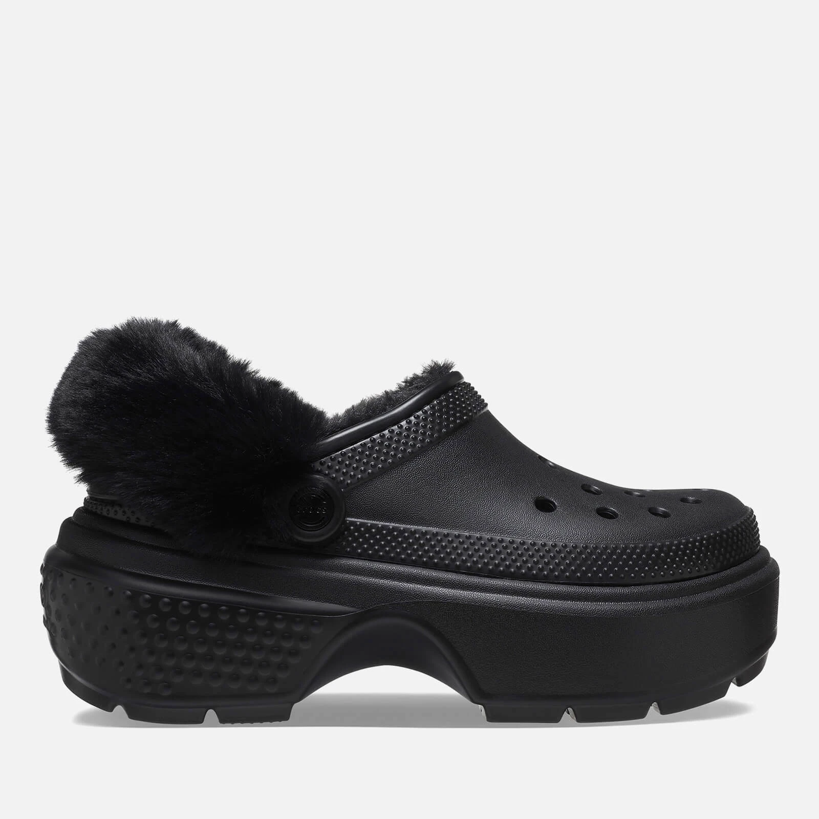 Womens Stomp Lined Croslite™ Clogs 7W8 - Black