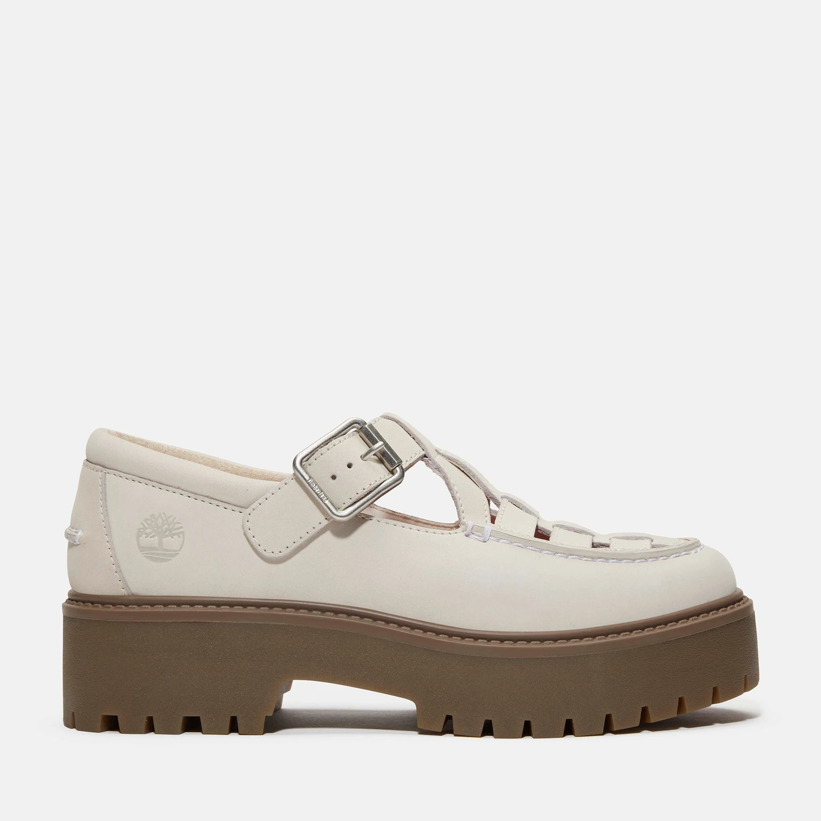 Womens Stone Street Fisherman Natural Pack Shoes - White