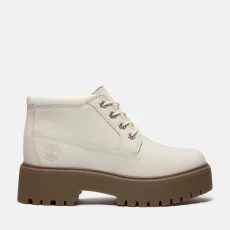 Womens Stone Street Nellie Natural Pack Boots - White