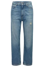 Womens Straight Jeans Bright Blue 27W / 32L