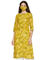 womens Straight, Yellow, 42