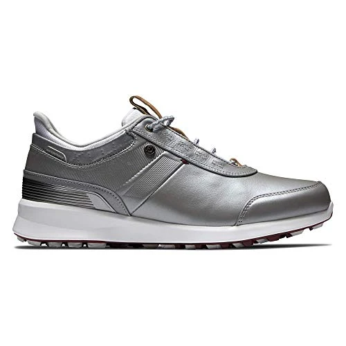 Women's Stratos Golf Shoe, Silver, 6 UK