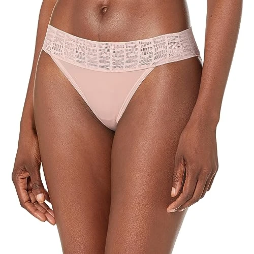 Women's Stretch Bikini Style Underwear, Blush, L