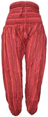 Womens Striped Multilayered Elasticated Waist Cotton Lightweight Lounge Pants Red Stripy Womens Striped Multilayered Elasticated Waist Cotton Lightweight Lounge Pants Red Stripy