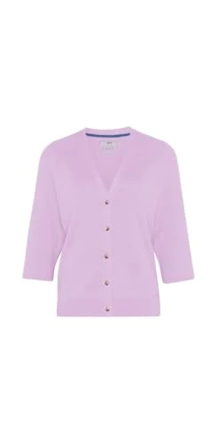 Women's Style Alice Fine Rib Strickjacke Cardigan Sweater, Rasberry, 12