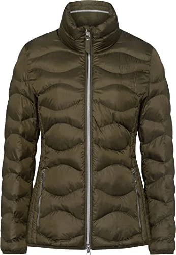 Women's Style Bern Blueplaet Zero Down Jacket Quilted, Khaki, 16