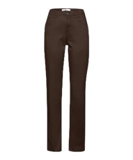 Women's Style Carola Quality Cotton Sateen Pants, Chocolate, 38W / 30L Women's Style Carola Quality Cotton Sateen Pants, Chocolate, 38W / 30L