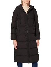 Women's Style France Quilted Coat in Modern Look, Black, 16 Women's Style France Quilted Coat in Modern Look, Black, 16