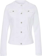 Women's Style Seattle Denim Ppt Jacket, White, 36