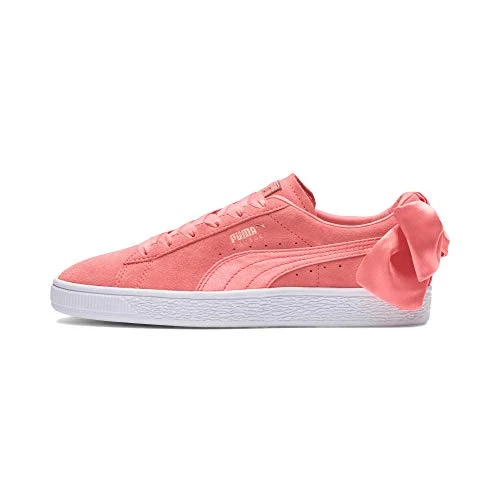 Women's Suedebow Low-Top Sneakers, Shell Pink, 37.5 EU, 4.5 UK