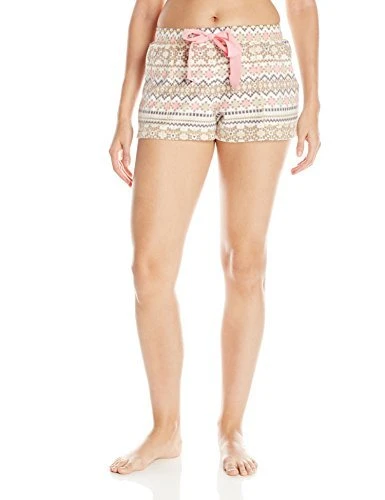 Women's Sueded Microfleece Boxer - Multi - Large