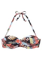 Women's SUKI-14 Bikini, Black-Print, Women's SUKI-14 Bikini, Black-Print,