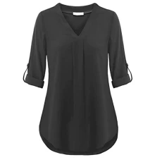 Women's Summer Tops, Womens Polo Neck Plain Ladies Stretch Sleevless Vest Turtle Bodycon Top Sizes 8-14 Womens Sweatshirt Tees Black