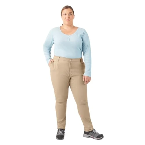 Womens Super Flex Twill Pant-Skinny, Desert Sand, 26