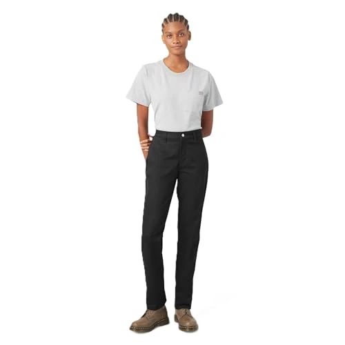 Women's Super Flex Twill Pant-Straight, Black, 30