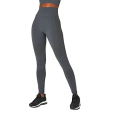 Womens Super High Waisted Racer Leggings Yoga Pants Shark Grey 12 (M) Womens Super High Waisted Racer Leggings Yoga Pants Shark Grey 12 (M)
