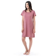Women's Super Soft and Breathable Sleep Shirt Night, Antique Heather Blush, M Women's Super Soft and Breathable Sleep Shirt Night, Antique Heather Blush, M