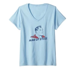 Womens Superman The Man V-Neck T-Shirt Womens Superman The Man V-Neck T-Shirt