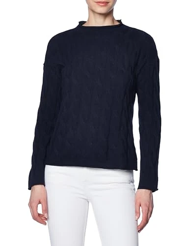 Women's Sweater Turtleneck M/L 1335d2467, Dark Blue 66u, M