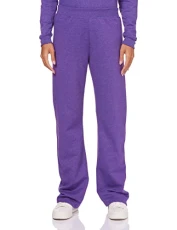 Women's Sweatpants, EcoSmart Fleece Sweatpants, Cotton-Blend Fleece Sweats, Mid-Weight Open Bottom Sweatpants for Women, Violet Splendor Heather, Large Women's Sweatpants, EcoSmart Fleece Sweatpants, Cotton-Blend Fleece Sweats, Mid-Weight Open Bottom Sweatpants for Women, Violet Splendor Heather, Large