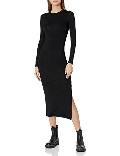 Women's Sweeter Sweater Midi, Black, L