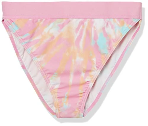 Women's Swim Bottom Swimsuit Separates, Multi/True Pink/Vapour Blue/Glow Orange, X-Small