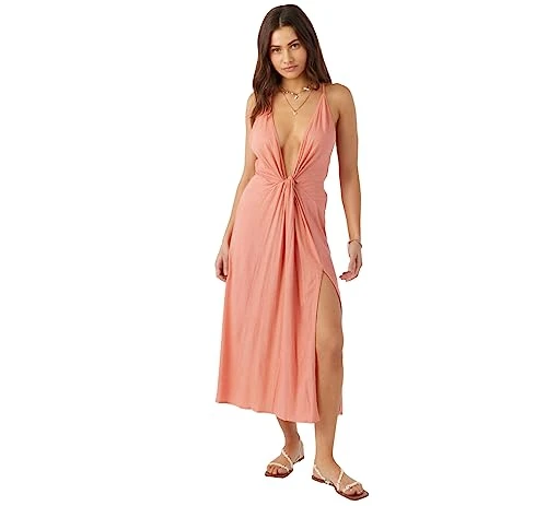 Womens Swim Kara Cover-Up Wrap, Tawny Org, M