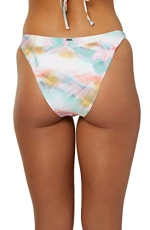 Womens Swim Women of The Wave Flamenco Bot Cheeky Bikini Bottom, Multi Colored, XL Womens Swim Women of The Wave Flamenco Bot Cheeky Bikini Bottom, Multi Colored, XL