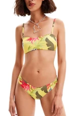 Women's Swim_Palms_Bott Bikini Bottoms, Yellow, L