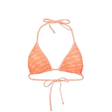Women's Swimwear Formstrip Triangle Top Bikini, Peach Combo, Small Women's Swimwear Formstrip Triangle Top Bikini, Peach Combo, Small