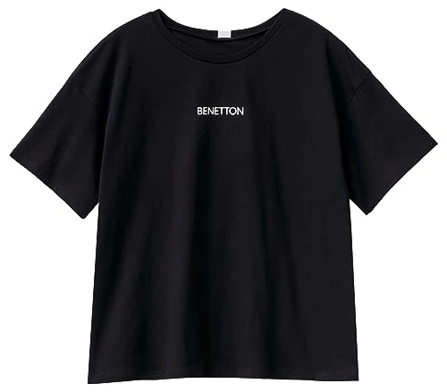 Women's T-Shirt 30963m04r Pajama Top, Black 100, XS