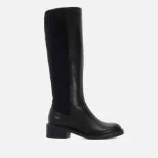 Womens Tanoramic Leather High Boots - UK - Black