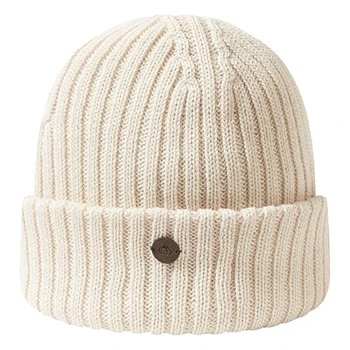 Womens Tarley Knitted Ribbed Winter Beanie Hat