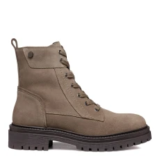 Womens Taupe Suede Iridea Ankle Boot - Beige