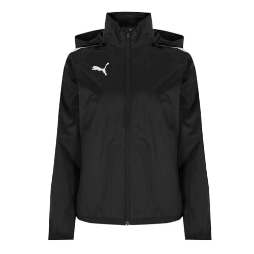 Womens Team LIGA All Weather Jacket Outerwear Top Black S