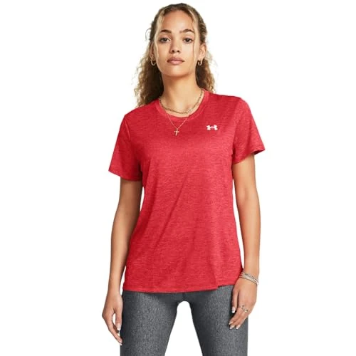 Womens Tech Ssc- Twist T-Shirt, Red Solstice, M