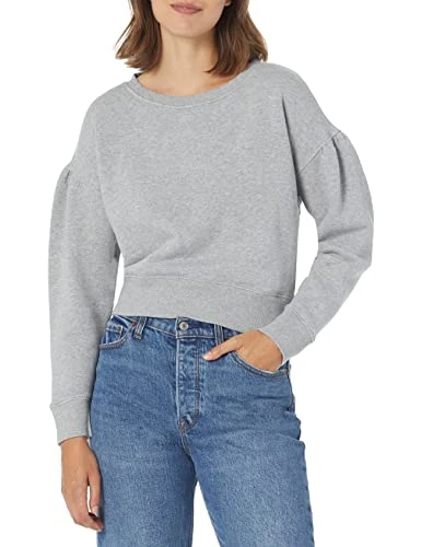 Women's Tenley Crewneck, Grey Heather, XS